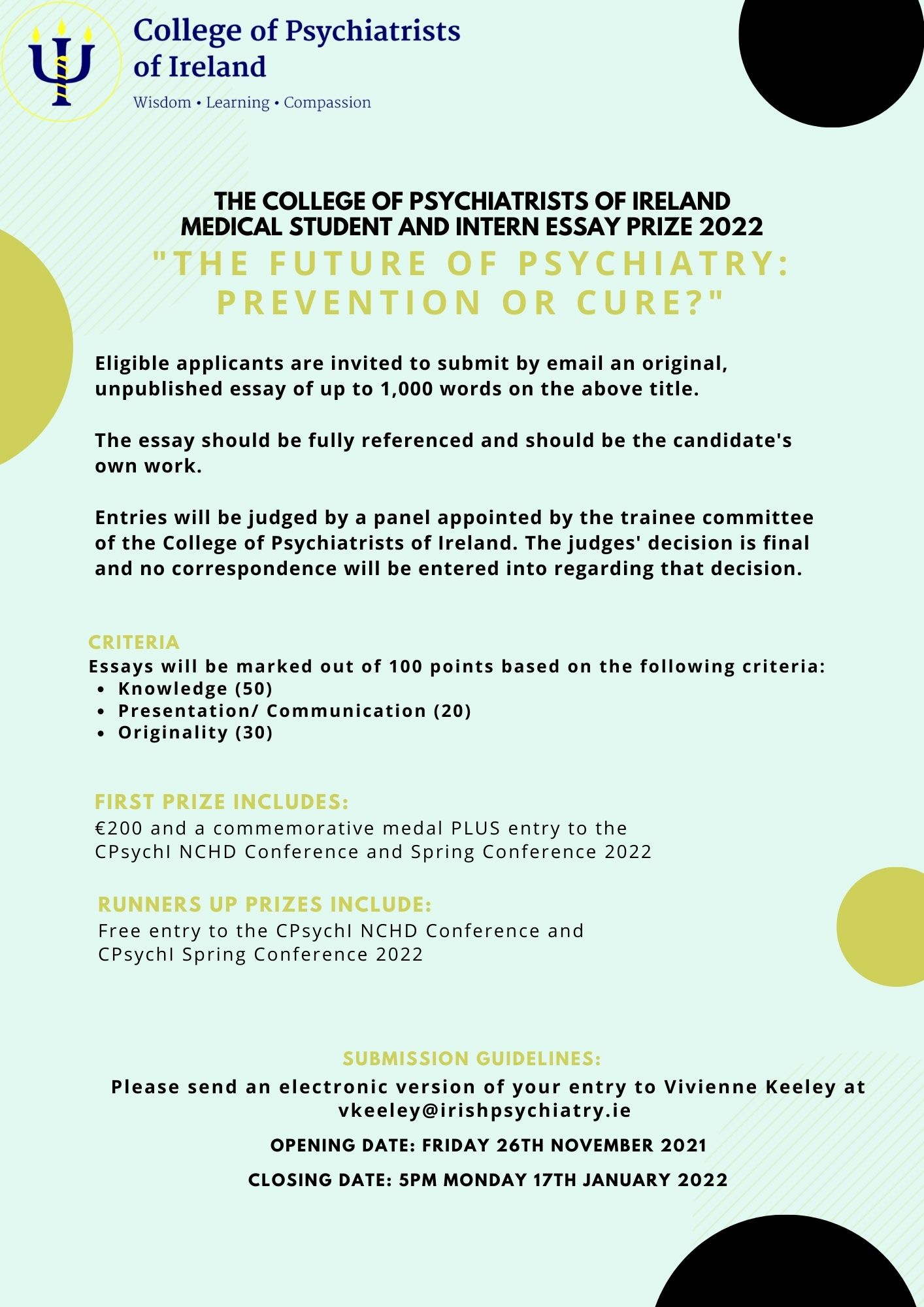 Medical Student And Intern Essay Prize